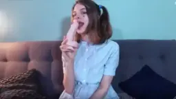 Bokep Private Show Of Cute And Innocent Anna With A Big Dildo Video by PornTrex
