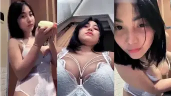 Live Cybe Pake Lingerie Putih Video by Indo18