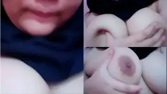 Viral 4_BG Hijab Tobrut Mainin Toket Video by PornOne