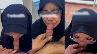 Tante Hijab Sepongannya Mantap Bener! Video by PornTrex