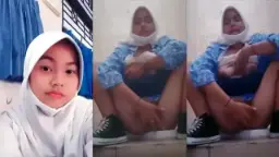 Viral Tiktok Hijab Daun Masih Muda Colmek di Toilet S3k0lah – Daun Masih Muda Tiktok Berjilbab Part 1 Video by BOKEPSIN