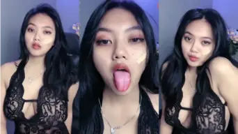 Kak Shadira Toge Lingerie Hitam Seksi