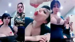 DMX Icha Ayu dan Bestienya Godain Pascol Video by AVTub