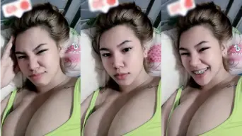 Tiktoker Rebahan Belahan Susu Mulus Video by PornGo