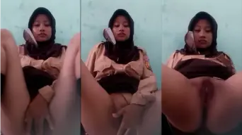Daun Masih Muda Seragam Pramuka Omek di kelas Video by simontok