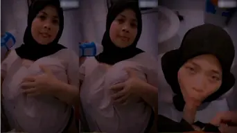 Jilbab Hitam Toket Brutal Tiktok Viral