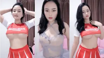Kay Pake Baju Cheerleader Spill Tetek Video by NoBokep