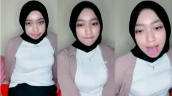 Jelita Host Berhijab Live Masih Malu2 Video by Tube8