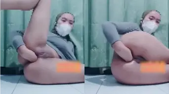 Hijabers Colok Lubang Pantat Brutal Video by YourPorn