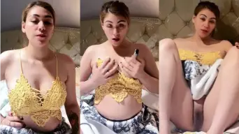 Cece Bule Ngangkang Show Mekinya Video by BOKEPSIN
