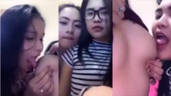 3 Cewek Mainin Toket Live Video by BokepHUB
